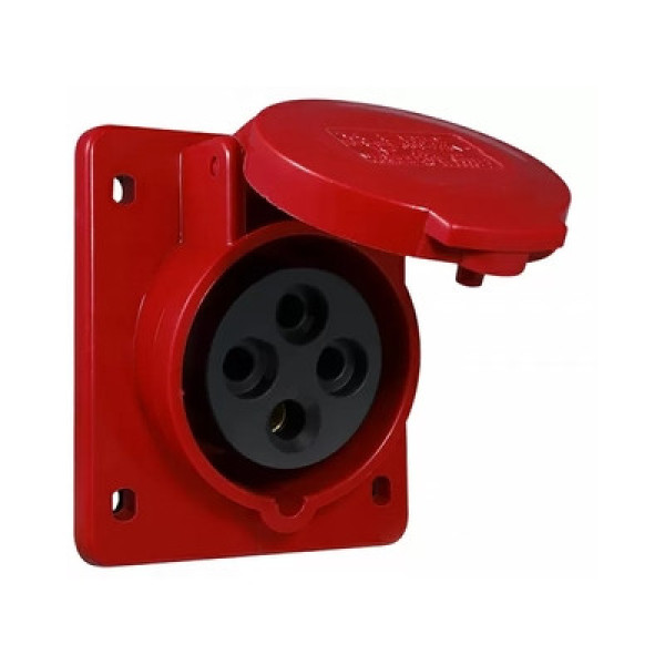 Розетка силова накладна 414 3P+PE 16A/4 380V Аско А0080030002