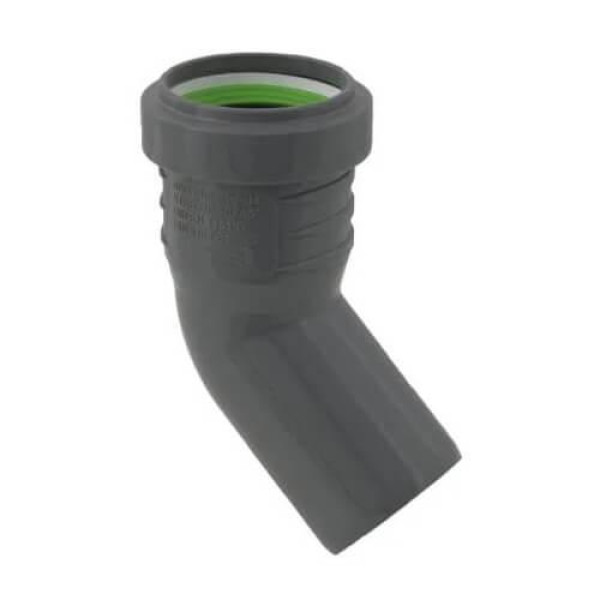 Колено канализационное 40/45* ASG