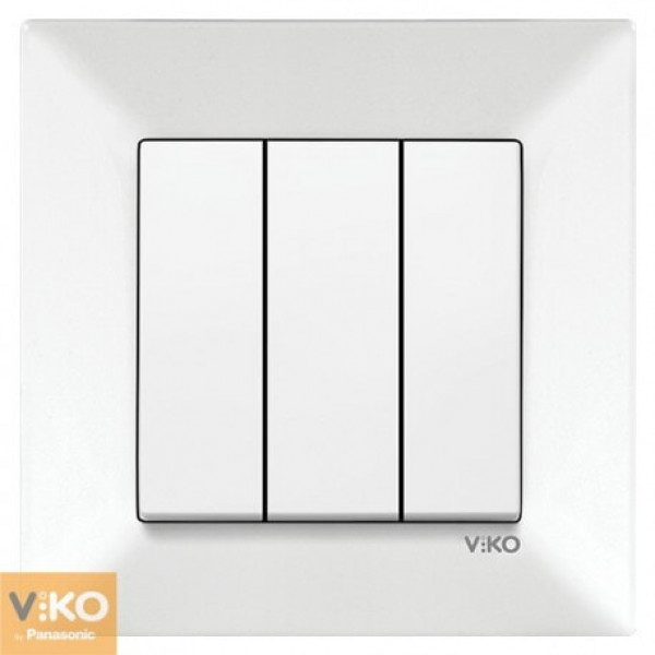 Вимикач 3-й VI-KO (Meridian) 90970068-WH