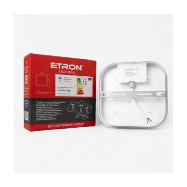 Світильник квадрат накладний 25W 5000K IP65 1-ECP-510-S