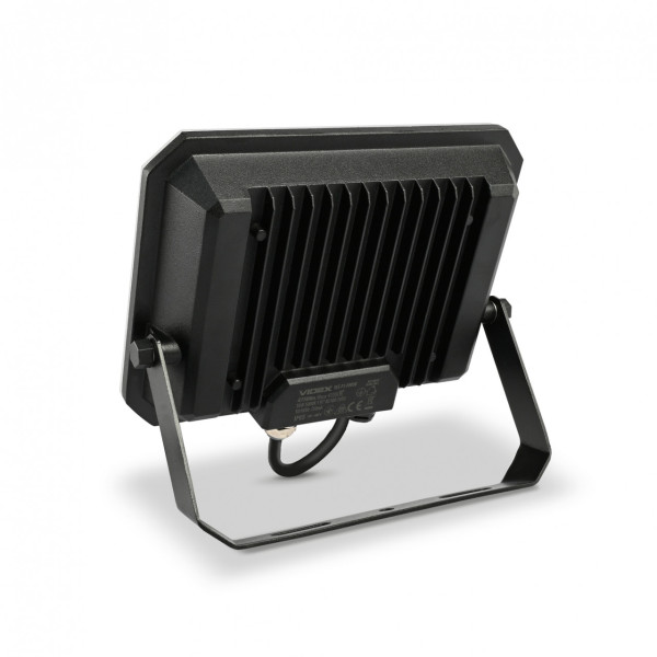 Прожектор 50W 5000K F3 протиудар чорний Videx VLE-F3-0505B