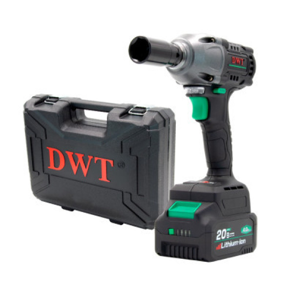 Гайковерт акумуляторний DWT 20В (кейс, ак та зар) ABWP-20 HDN-4C2