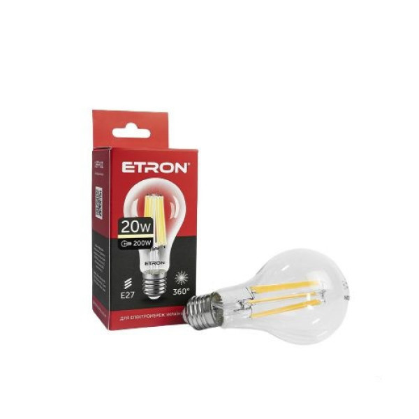 Лампа A65 20W E27 3000K ETRON 1-EFP-101