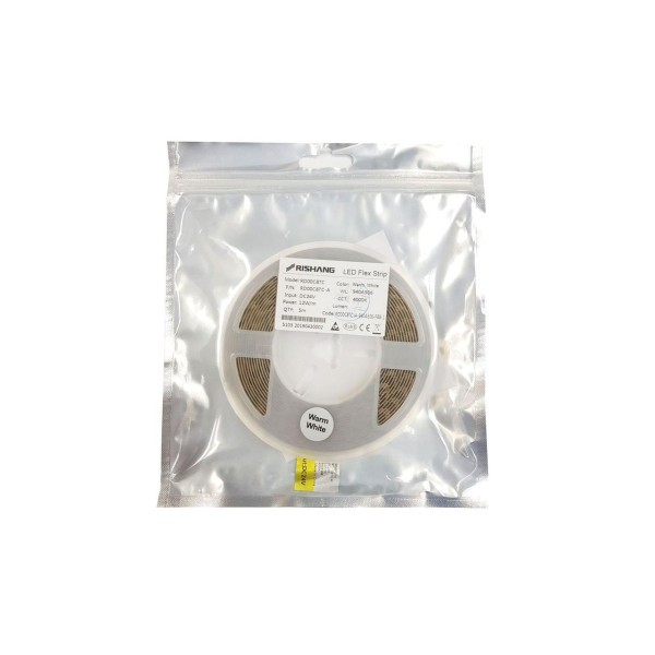 Стрічка світ 2835-128-IP20-10-24V 12W 5м4000К