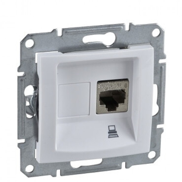 Розетка комп'ютерна 1-а Schneider (Sedna) SDN4300121