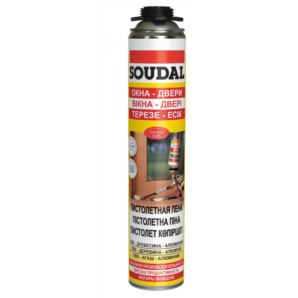 Піна монтажна Soudal под пістолет 750мл
