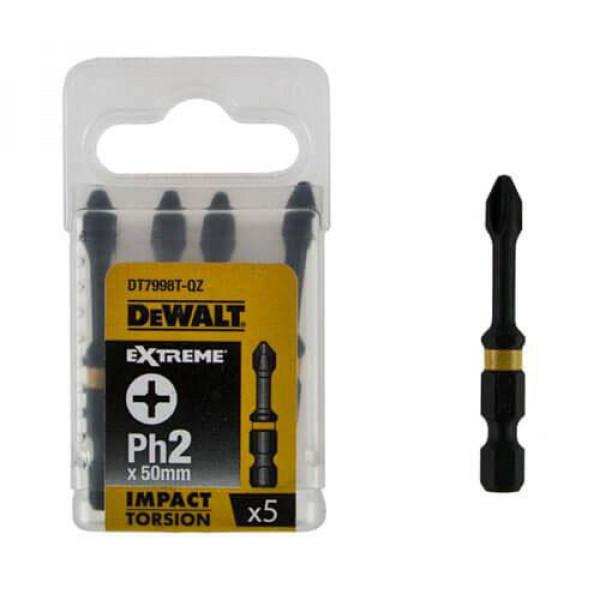 Насадка викруткова PH2х 57мм DeWalt EXTREME DT7998T