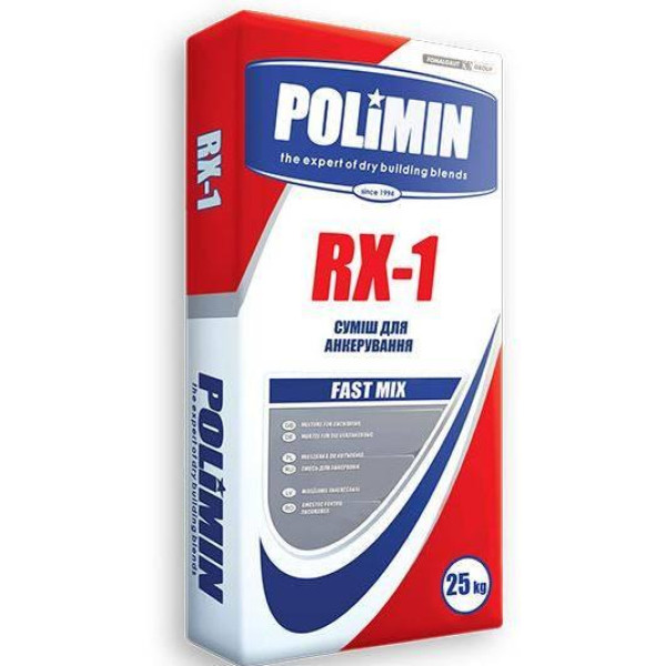 Суміш для анкерування RX-1 (5кг) Polimin RX-1/5 Polimin