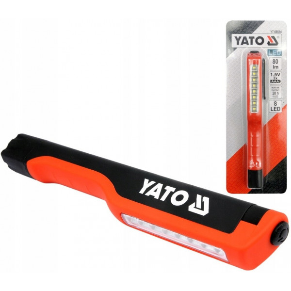 Ліхтар світлодіодний Yato 8 LED 80 ЛМ 3 X ААА