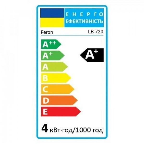 Лампа C37 4W E14 4000K Feron LB-720