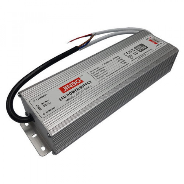 Трансформатор для свет.ленты гермет 24V150W Jinbo JLV-24150KA-L