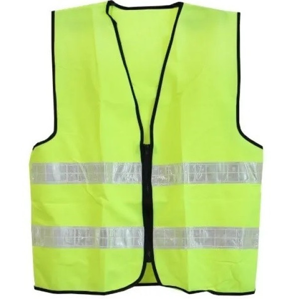 Жилет сигнальний з блискавкою XXL жовтий WERK 50033