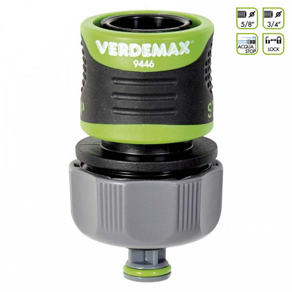 Конектор 5/8 - 3/4 з перекриванням водиVerdemax 9446