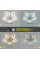 Світлодіодна люстра Svetcomplect ASTRA85W+18W5 FAN
