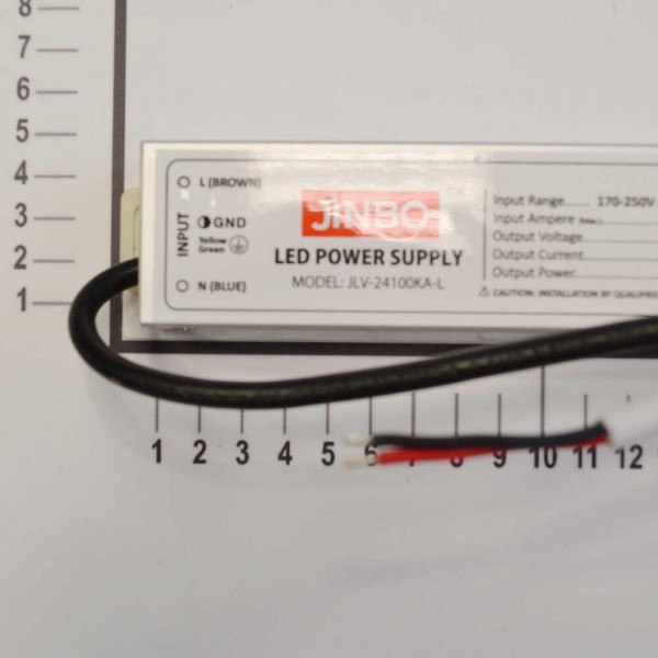 Трансформатор для свет.ленты гермет 24V 100W Jinbo JLV-24100KA-L