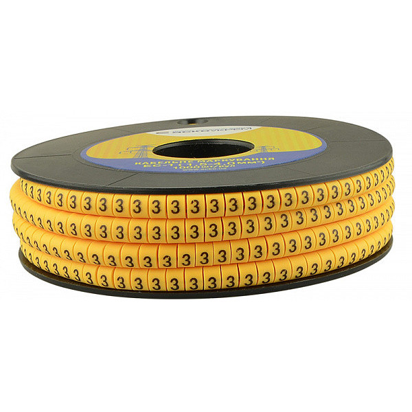 Маркування кабельне EC-2 3,1-8мм2 5x7 (3) Аско A0150080025
