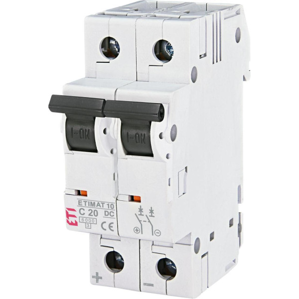 Автомат постійного струму 2P/20A С DC ETIMAT 10 2138717