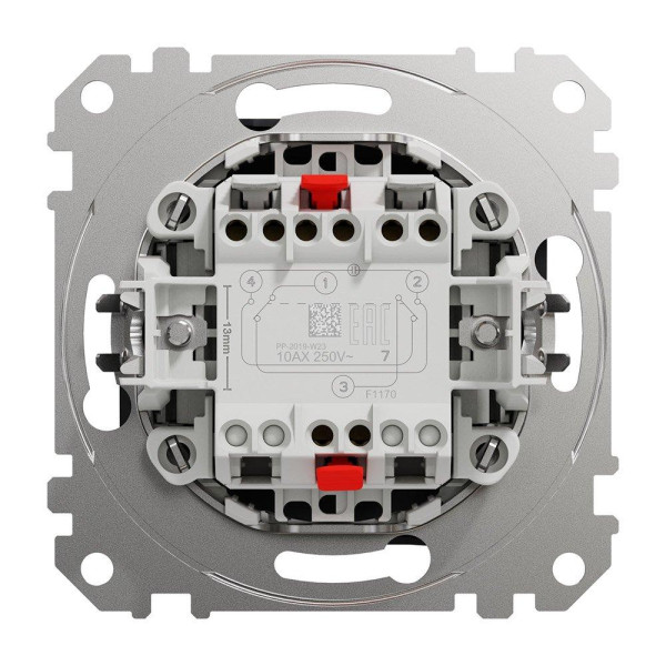 Вимикач 1-й перехресн чор Schneider (Sedna Design) SDD114107