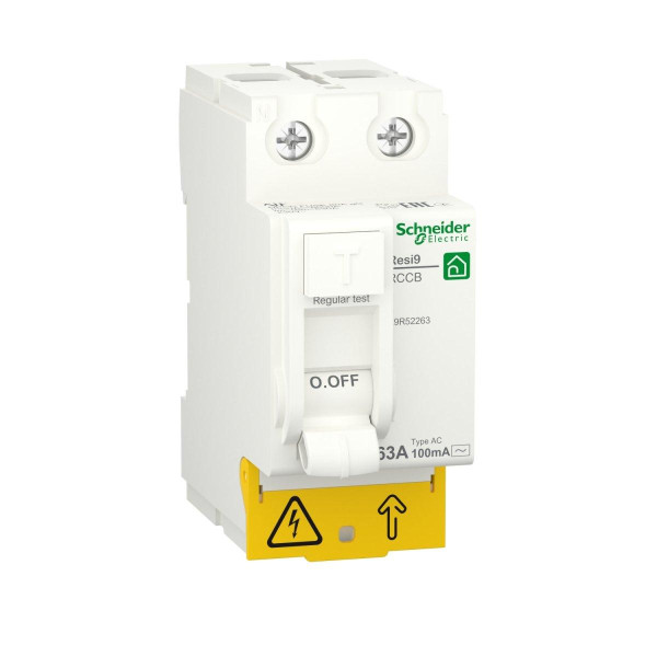 УЗО 2P/63A/100mA/AС SCHNEIDER RESI9 R9R52263