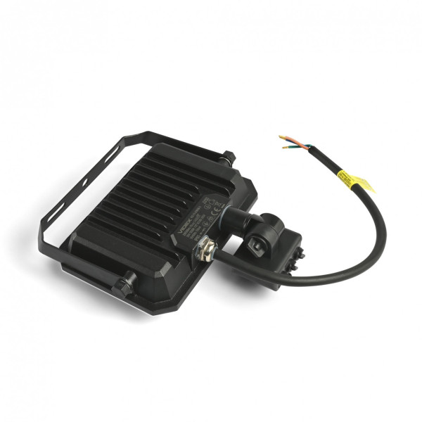 Прожектор 30W 5000K F3 пр/уд чорн з датч рух Videx VLE-F3-0305B-S