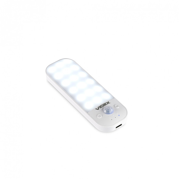Світильник LED Videx 0.8W 3-6.5K акумуляторний 600mAh VL-NL014W-S