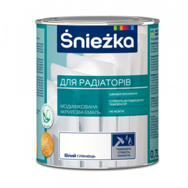 Емаль для радіаторів 0,75л Sniezka