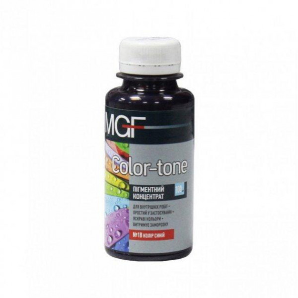 Пігмент Color-Tone MGF 100мл №18 Синiй MGF №18