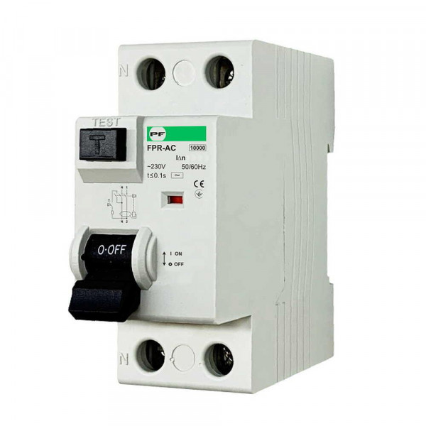 Реле захисту 2P 40A/0,03A FPR-AC Промфактор