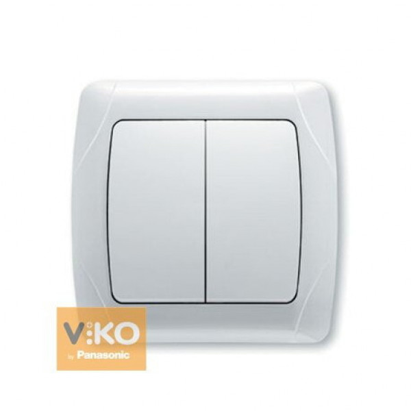 Вимикач 2-й VI-KO (CARMEN) білий 90561002