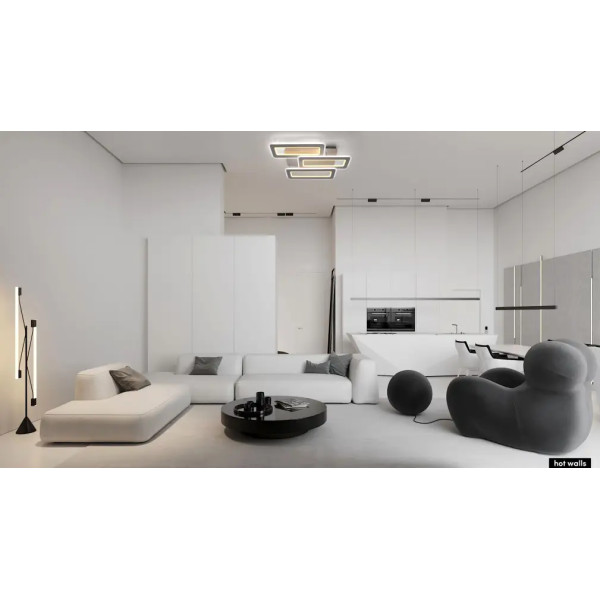 Світлодіодна люстра  110W TRIPLEX DOUBL з д/у Lumi