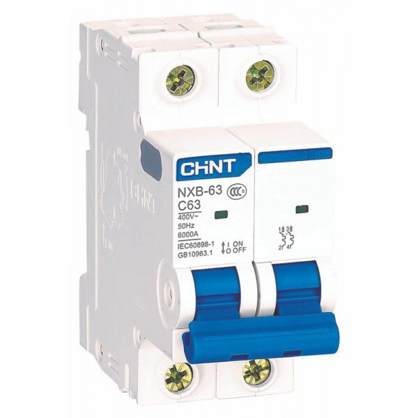 Автомат 2P/25A С NXB-63 CHINT