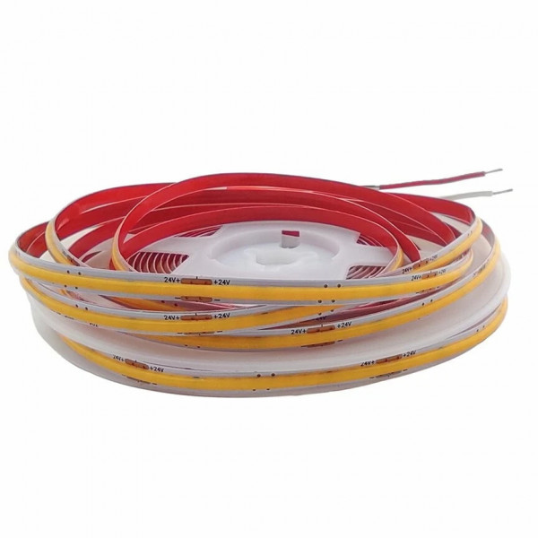 Стрічка світ COB-320-IP20-5-24V 4.8W 5м 3000К Rish RM0501EC
