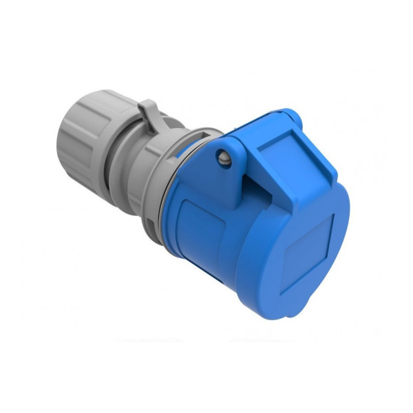 Розетка силова переносна 2P+PE 16A 220V Bemis BC1-1403-2312