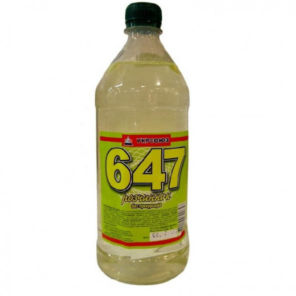 Розчинник 647 0,73кг/1.0 УХС