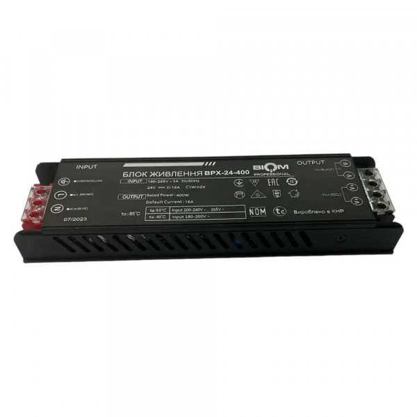 Трансформатор для свет.ленты 400W 24V Prof Biom BPX-24-400 16A