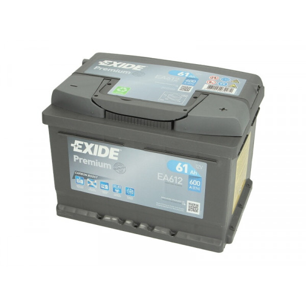 Акамулятор 61Ah-12v Exide Premium 242x175x175