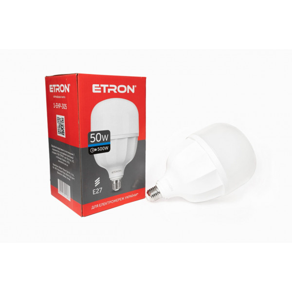 Лампа T140/Т120 50W E27 6500K ETRON 1-EHP-305