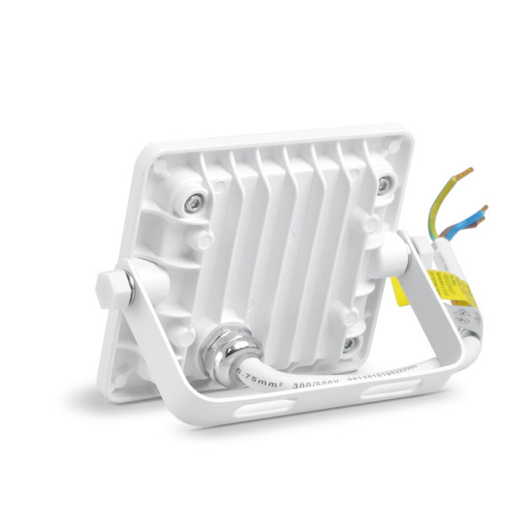 Прожектор 10W 5000K IP65 з акум., сон.батар Videx