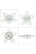 Світлодіодна люстра Svetcomplect ASTRA85W+18W5 FAN