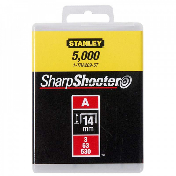 Скоби для степлера 14х11,3мм тип A (1000шт) STANLEY