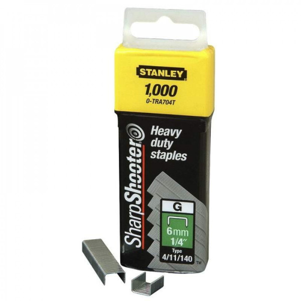 Скоби для степлера 10х10,2мм тип G (1000шт) STANLEY