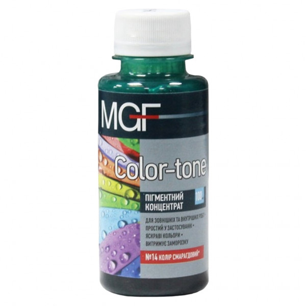 Пігмент Color-Tone MGF 100мл №14 Смарагдовий MGF №14