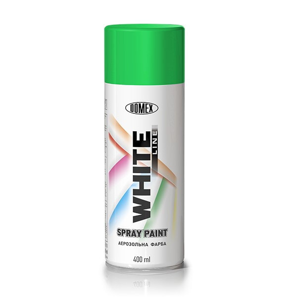 Емаль флуоресцентна DOMEX 9015 зелена 400мл WhiteLine