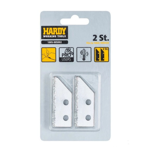 Леза д/скрібка для швів 50мм HARDY 2шт з напилом 1005-905001
