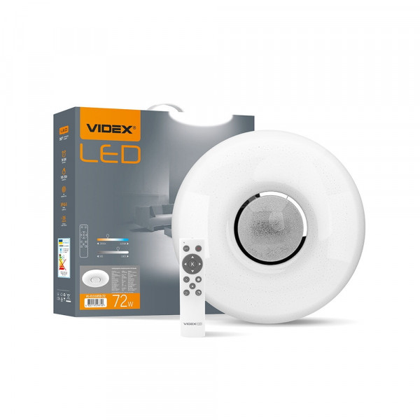 Світильник LED круг накладний 72W 2800-6200K Vide VL-CLS1859-72