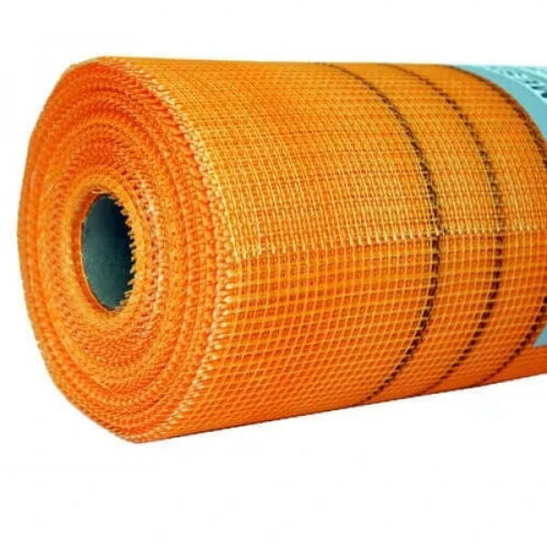Сітка штукат. 5х5 фасадна 160г/м2 помаранчева Mesh