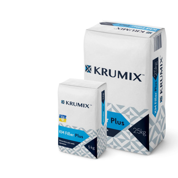 Шпаклівка для швів KM Filler Plus KRUMIX (25кг) FillerPlus KRUM