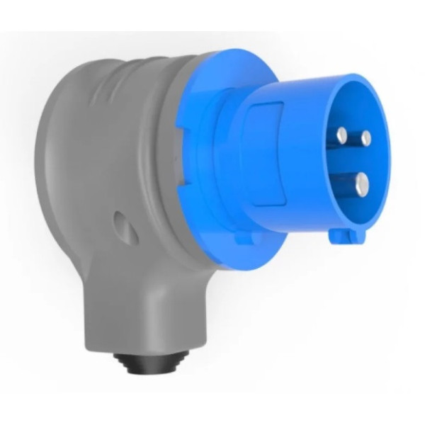 Вилка силова кутова 2P+PE 32A 220V Bemis BC1-3403-2130