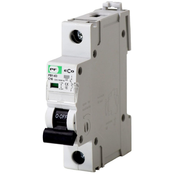 Автомат 1P/ 16A C 6kA FB1-63 ECO Промфактор