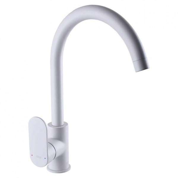 Змішувач для кухні Globus TOPAZ BARTS білий 07403-H36W